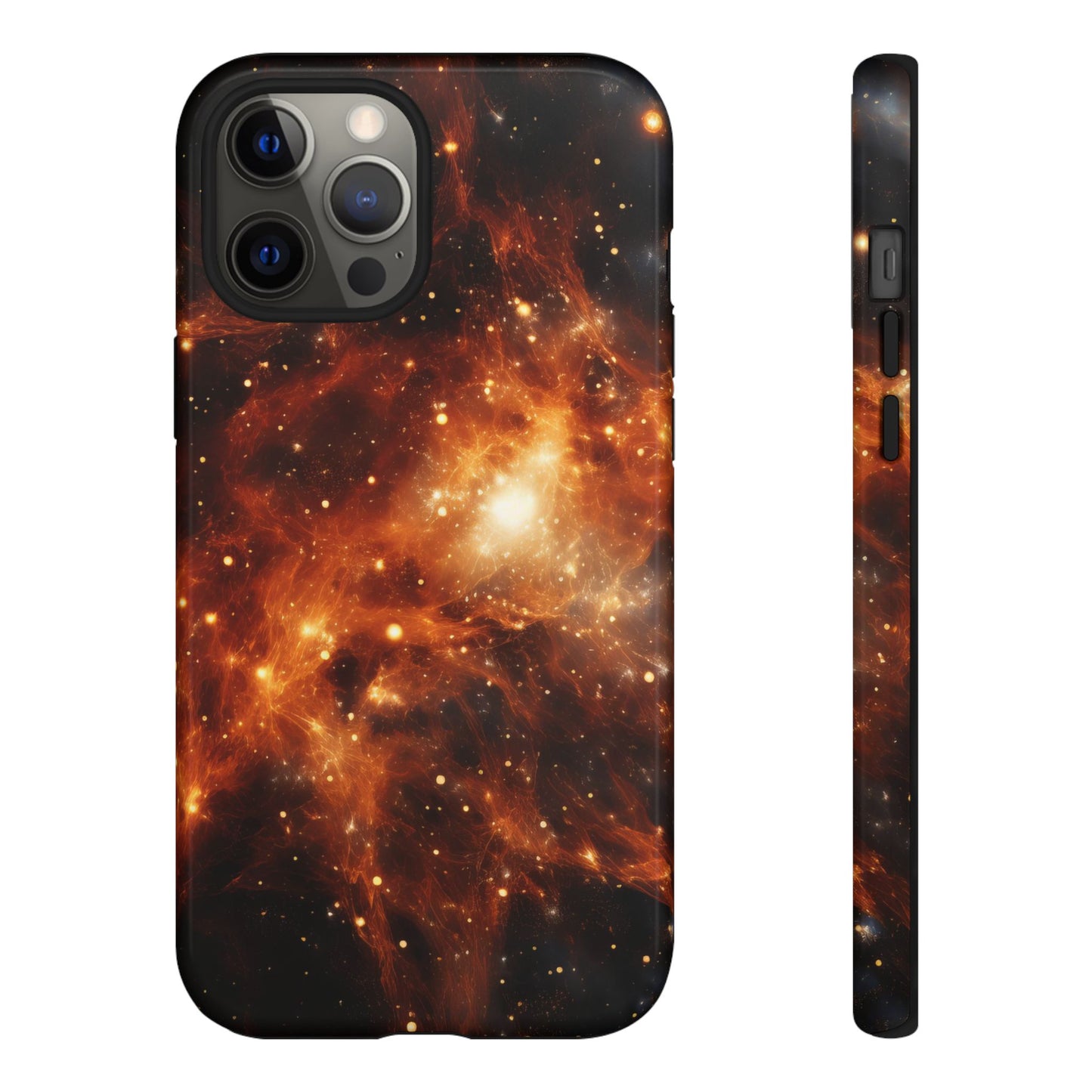 Orange Nebulae Phone Case