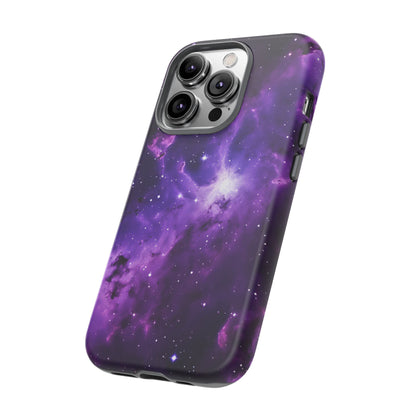 Vivid Purple Space Phone Case