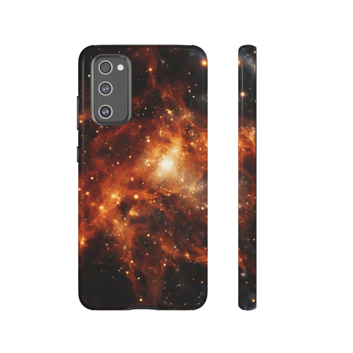 Orange Nebulae Phone Case