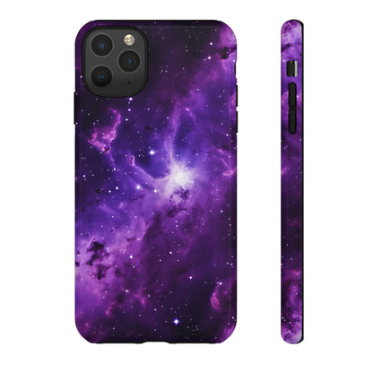 Vivid Purple Space Phone Case