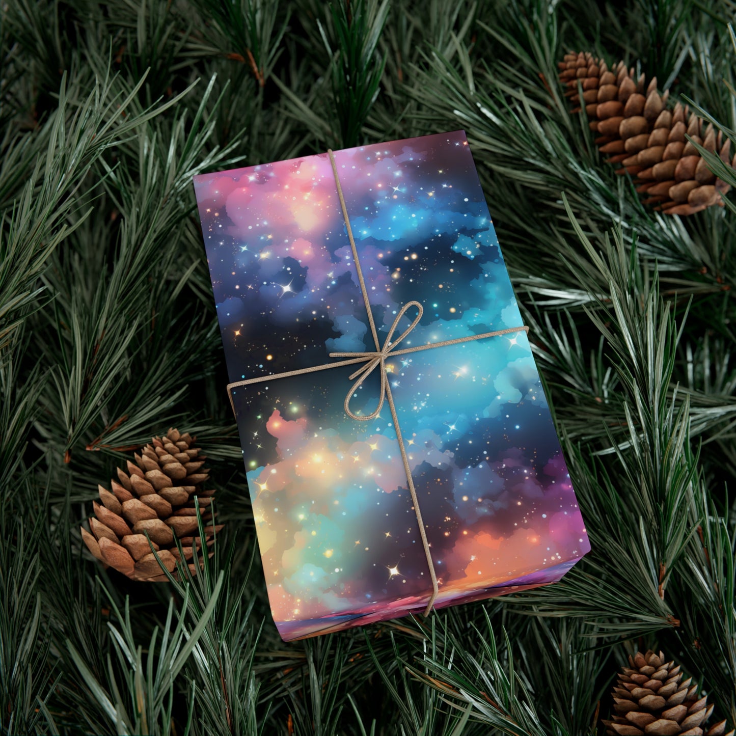 Ethereal Stars Wrapping Paper