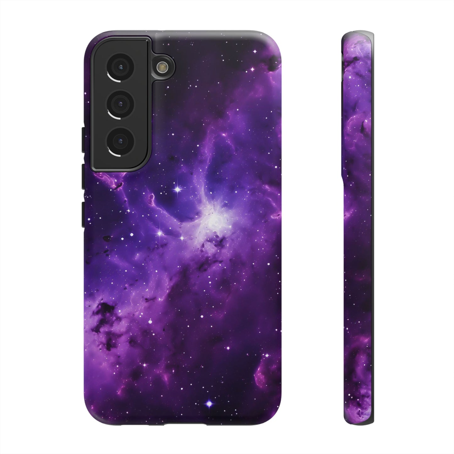 Vivid Purple Space Phone Case