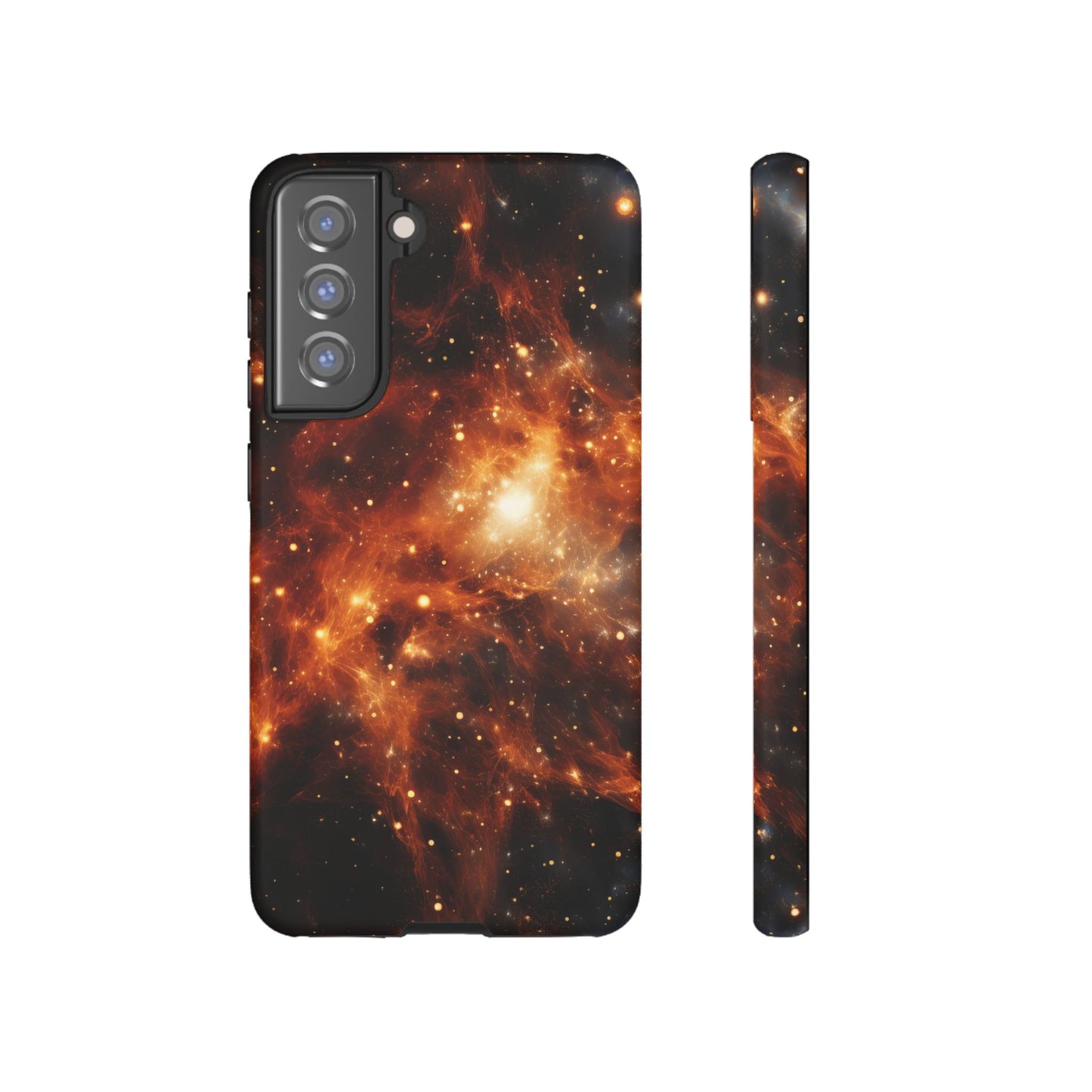 Orange Nebulae Phone Case