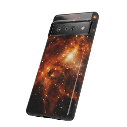 Orange Nebulae Phone Case