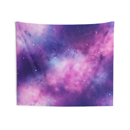 Soft Purple Nebula Wall Tapestry