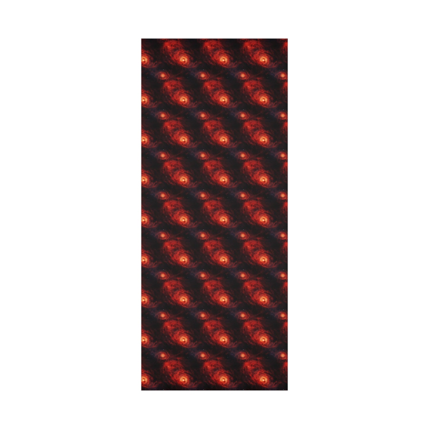 Crimson Galaxies Wrapping Paper