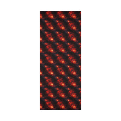 Crimson Galaxies Wrapping Paper