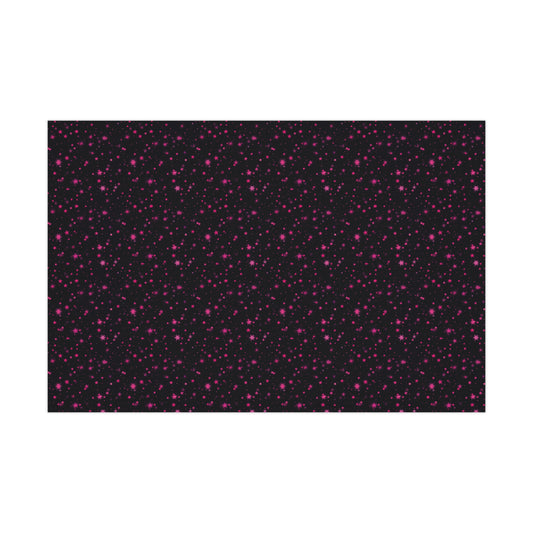 Pink Stars Wrapping Paper