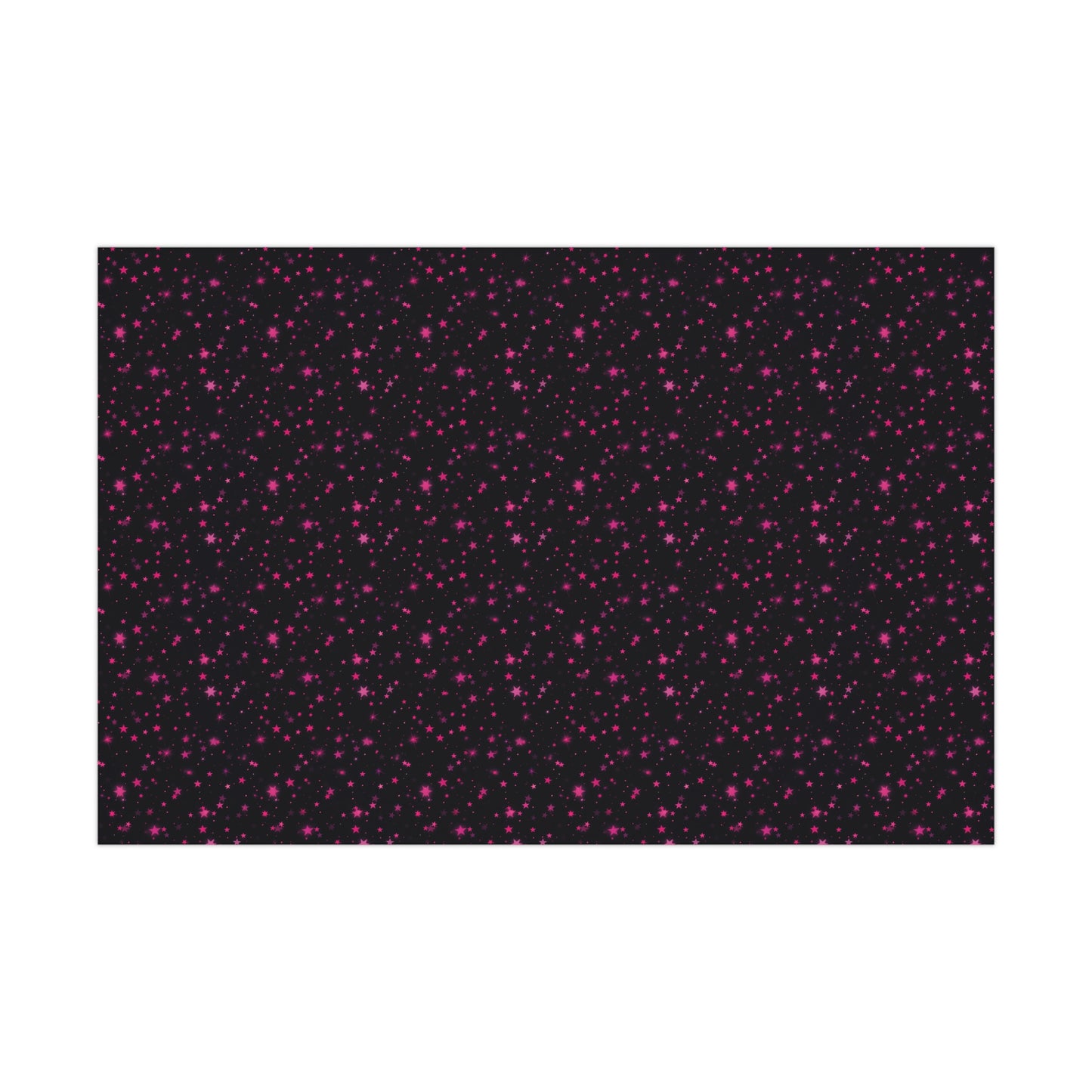 Pink Stars Wrapping Paper