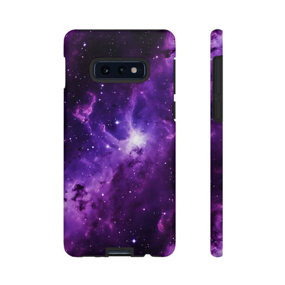 Vivid Purple Space Phone Case