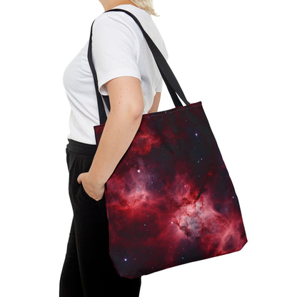 Crimson Nebulae Tote Bag