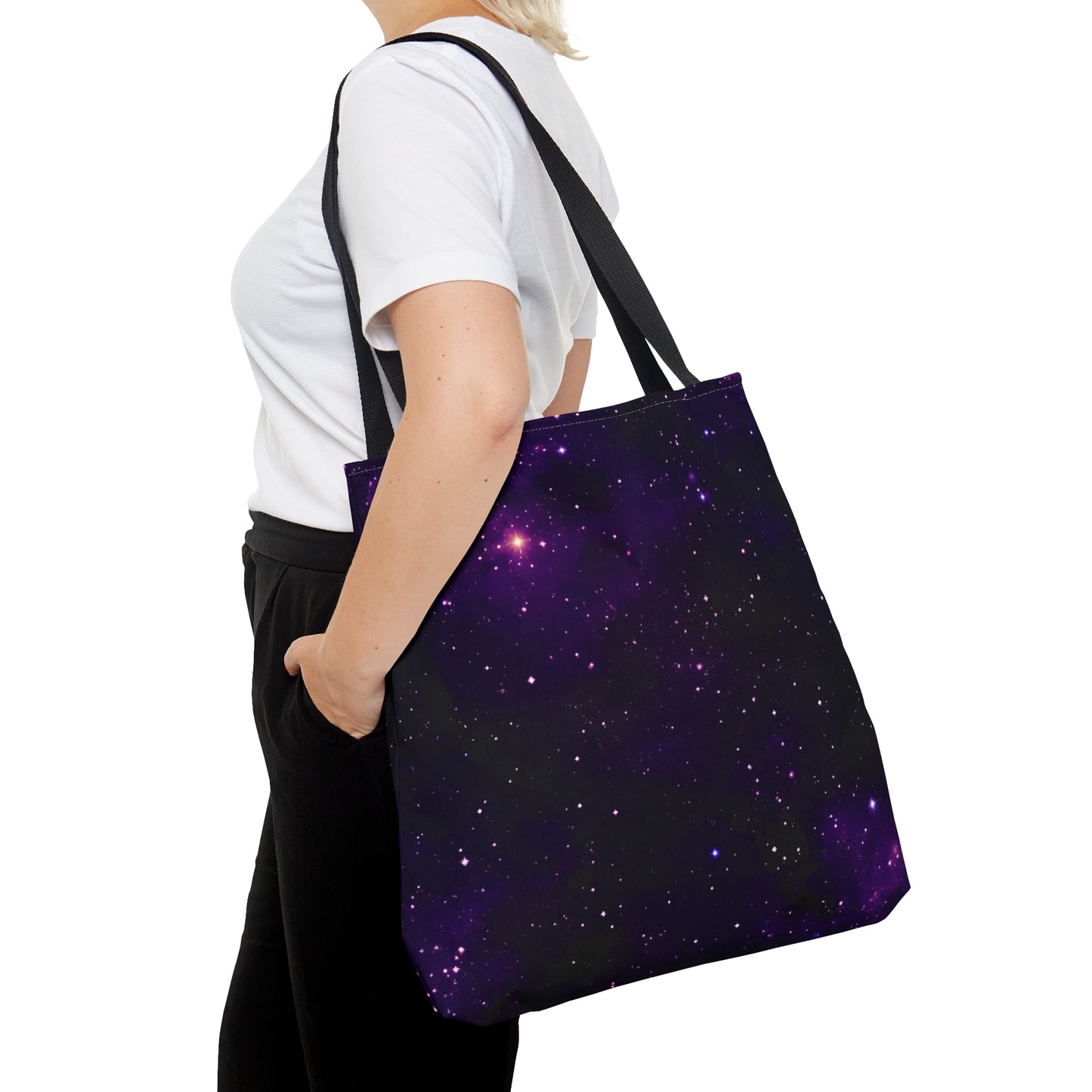 Dark Purple Space Tote Bag