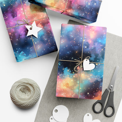 Ethereal Stars Wrapping Paper