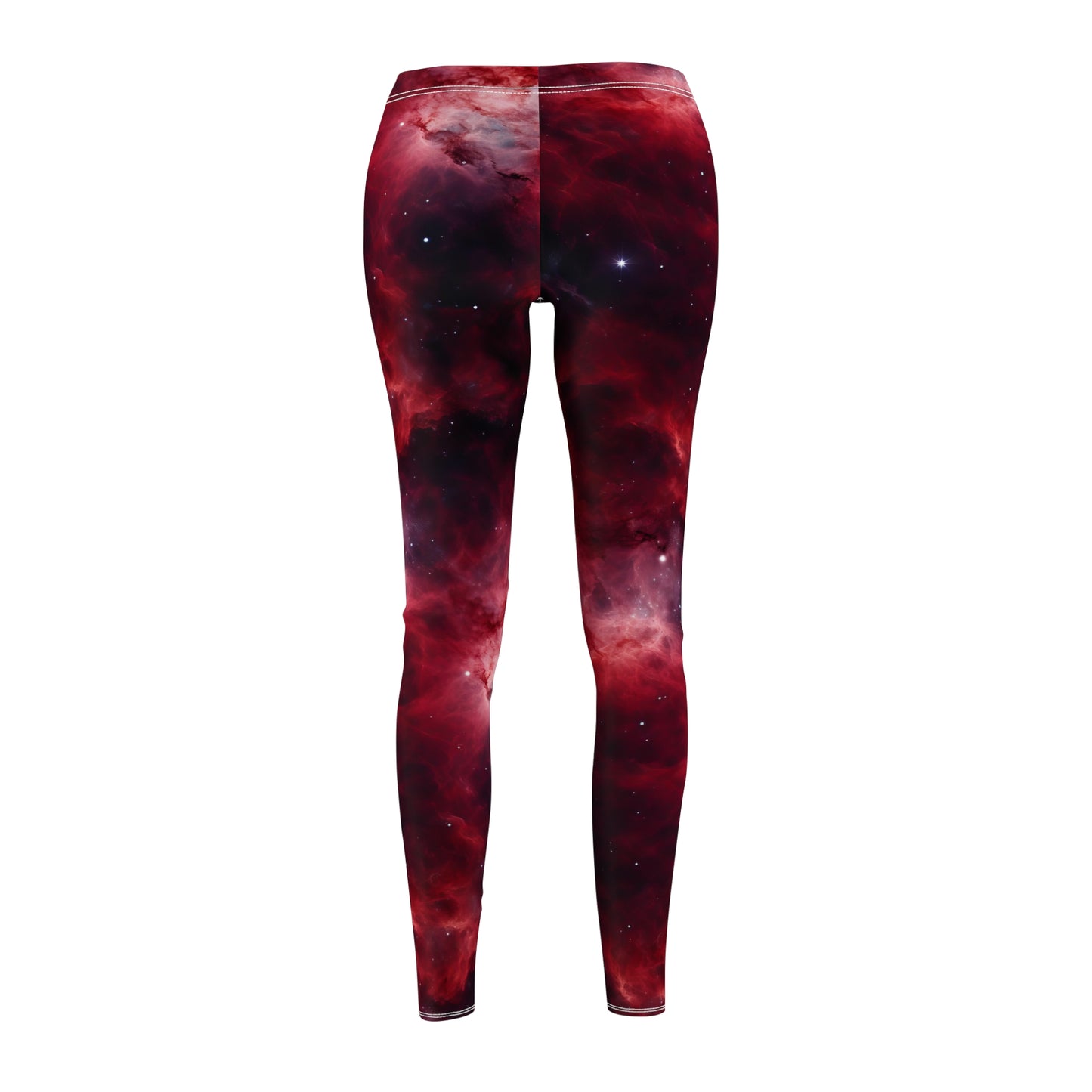 Crimson Nebulae Casual Leggings