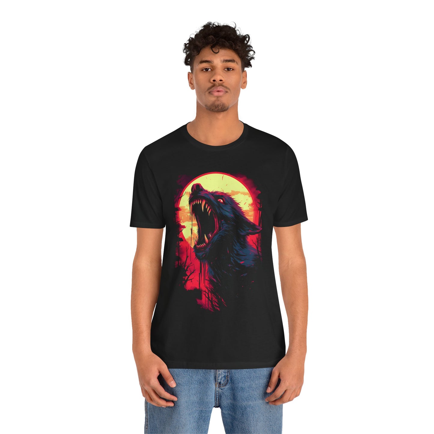 Howling Werewolf Halloween T-Shirt