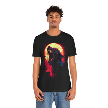 Howling Werewolf Halloween T-Shirt