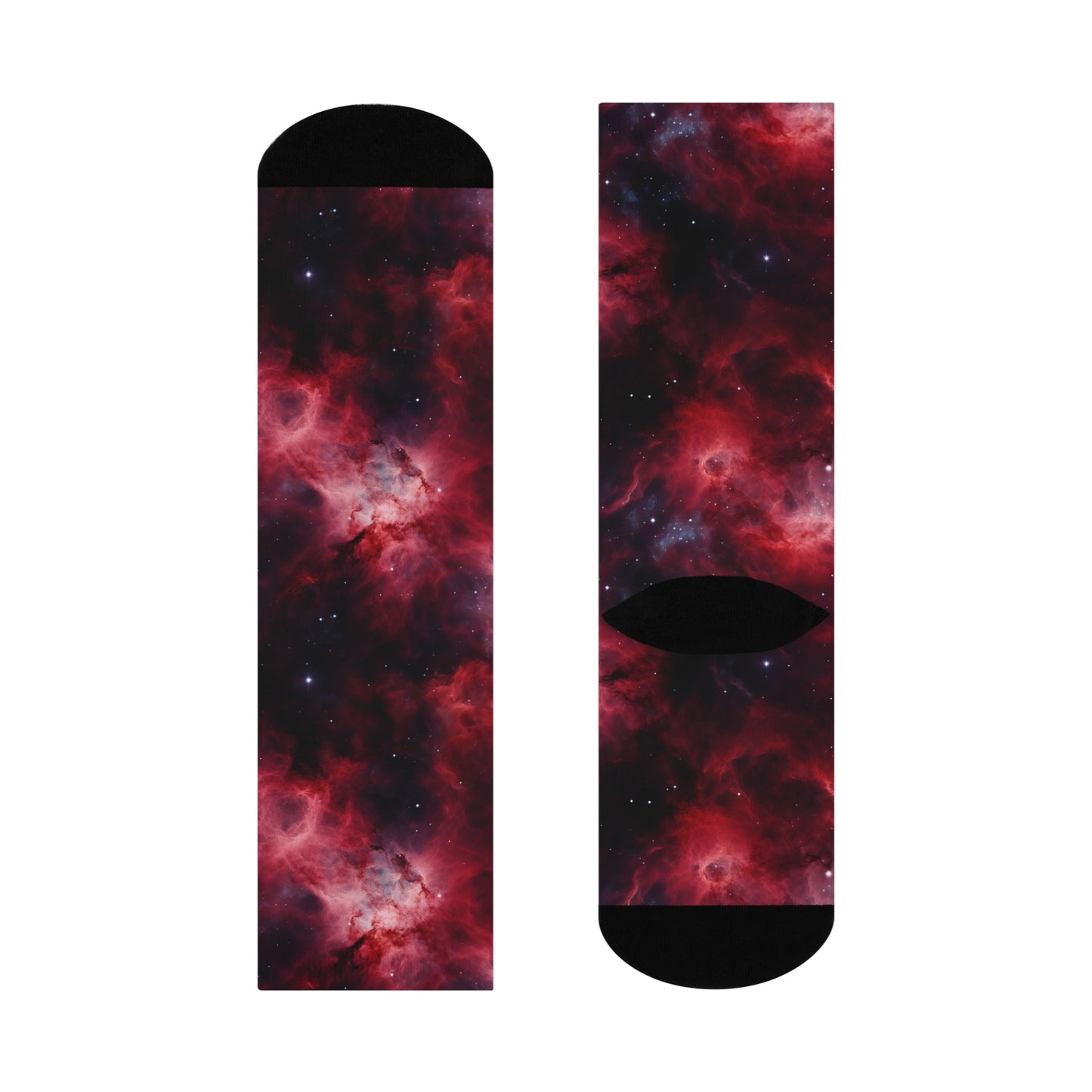 Crimson Nebulae Socks