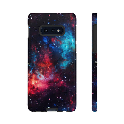 Red and Blue Nebula Phone Case