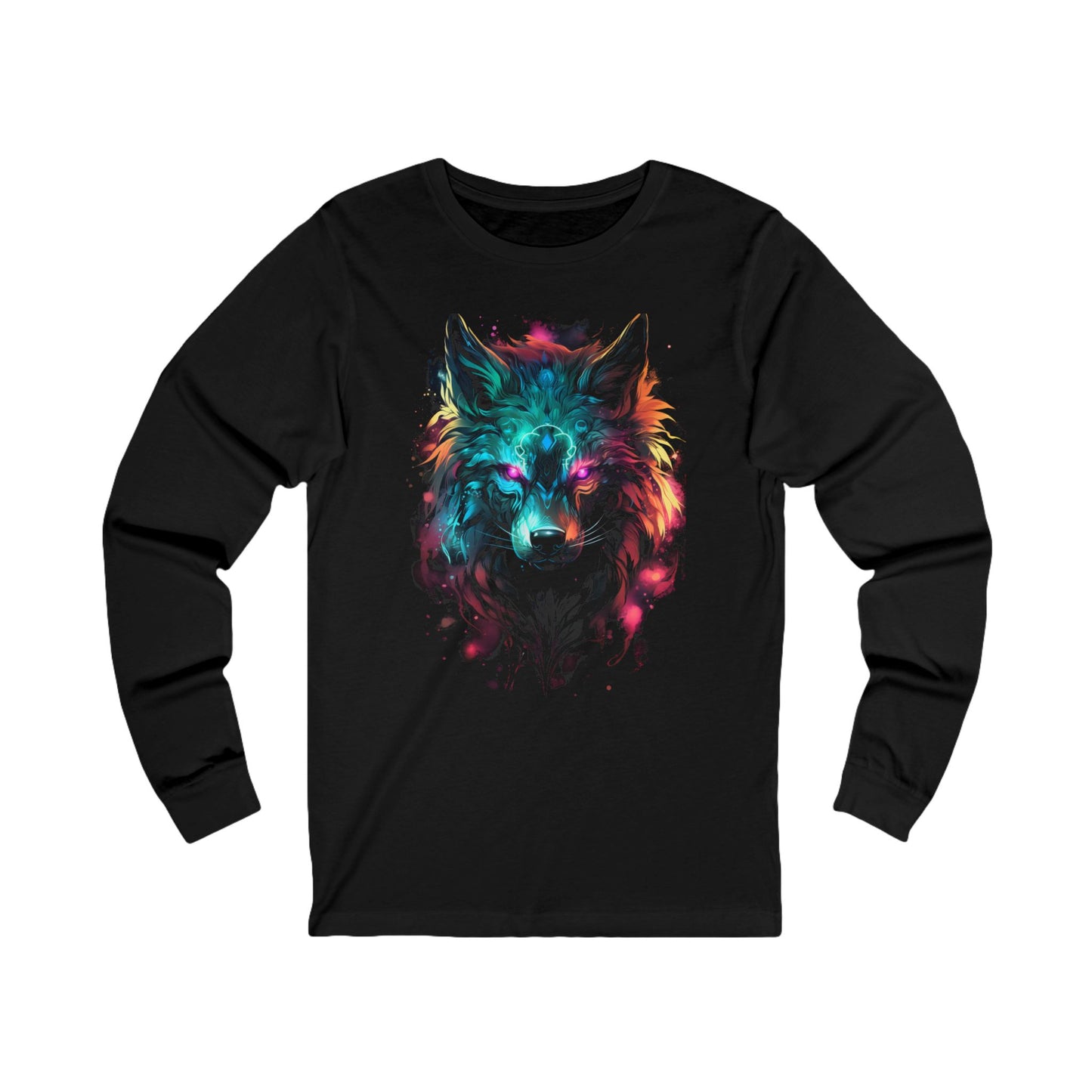 Space Wolf Long Sleeve Shirt