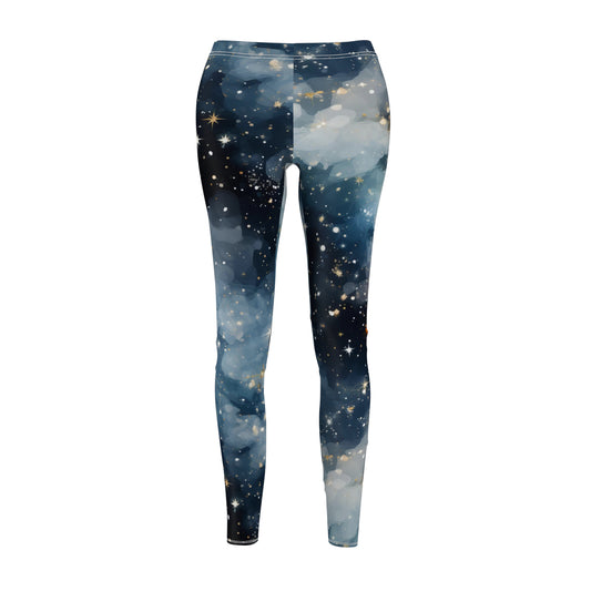 Icy Galaxy Women's Casual Leggings