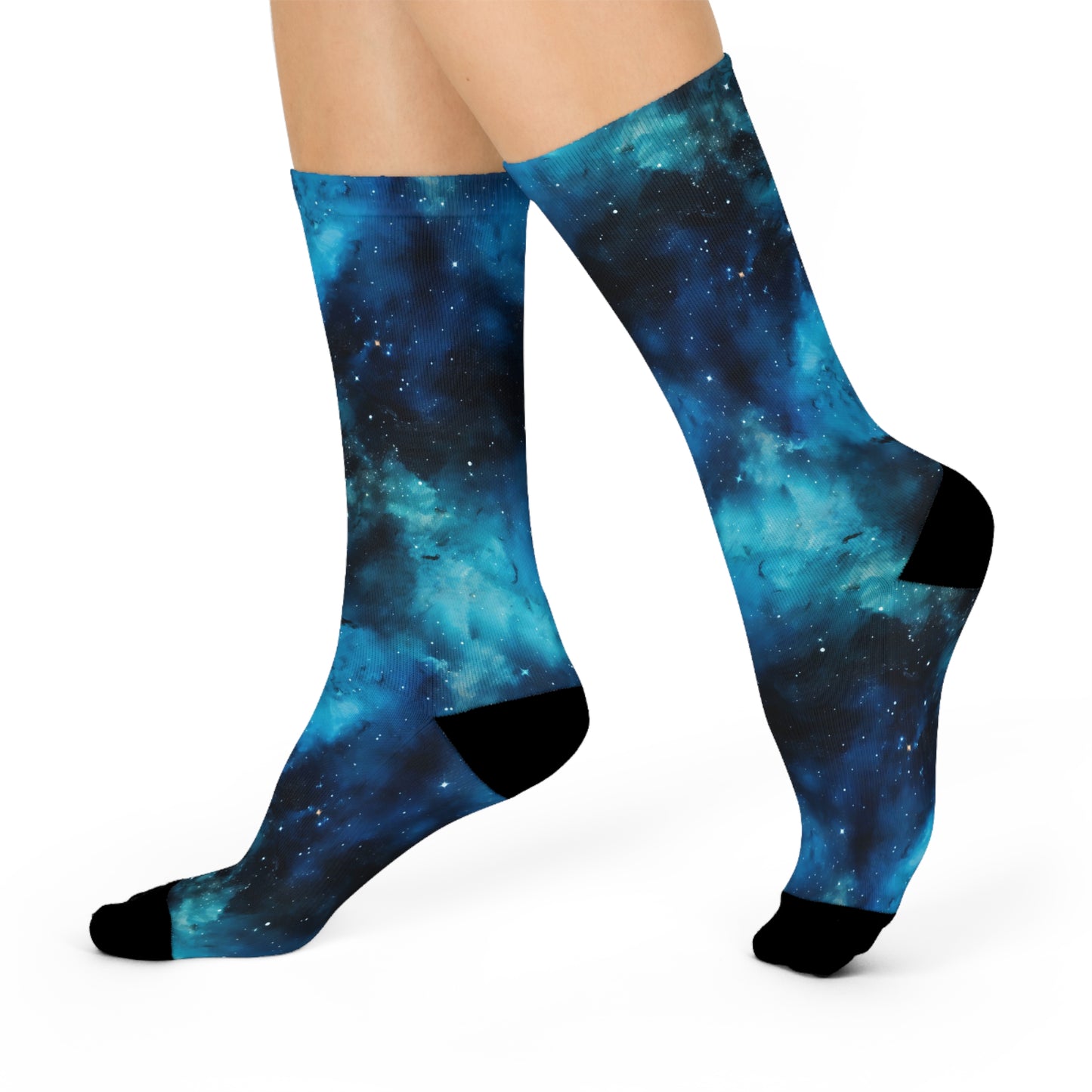 Cerulean Starscape Socks