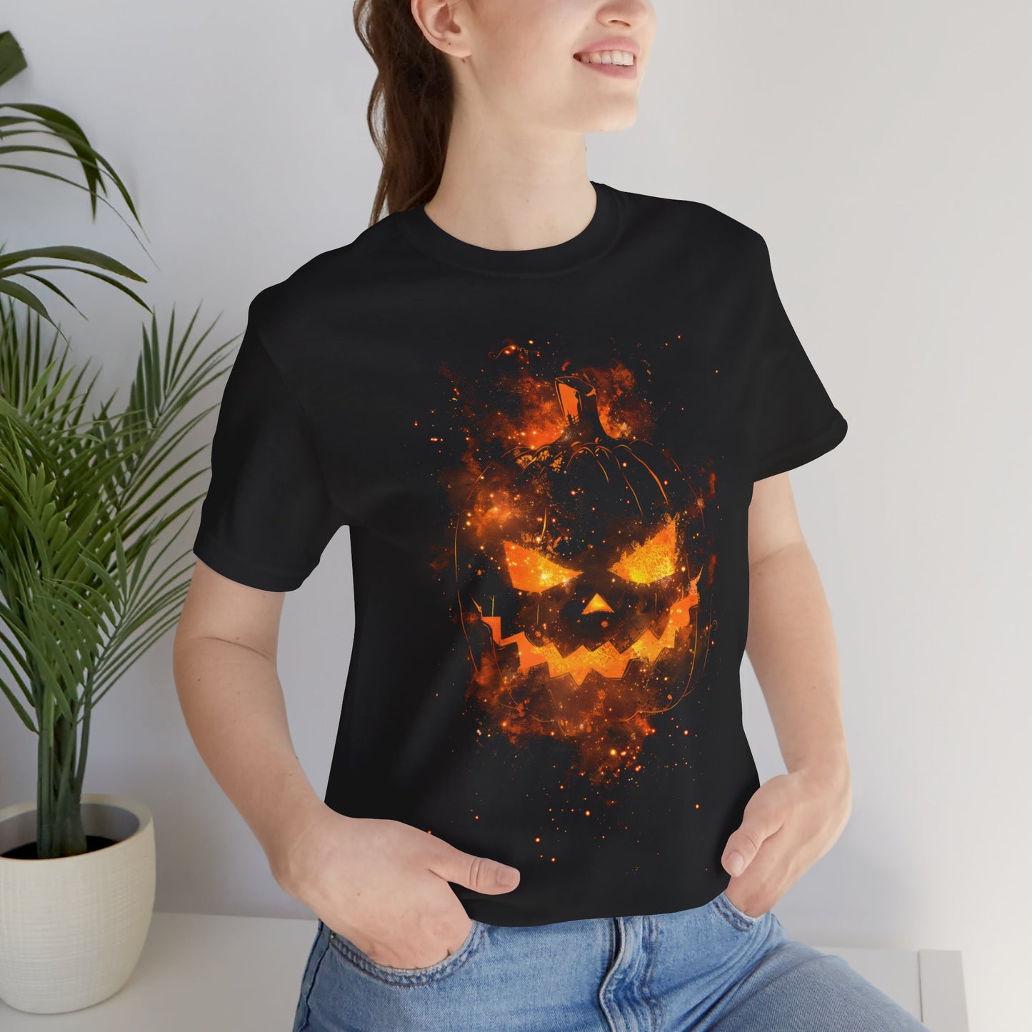 Nebulous Jack-o'-Lantern Halloween T-Shirt