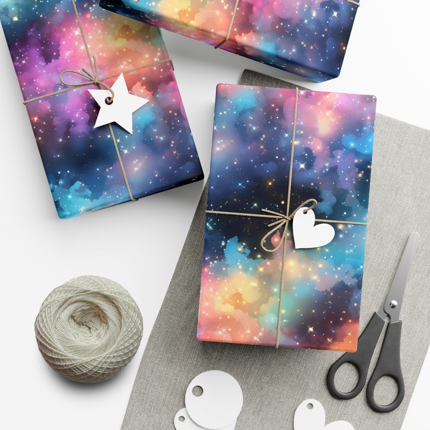 Ethereal Stars Wrapping Paper