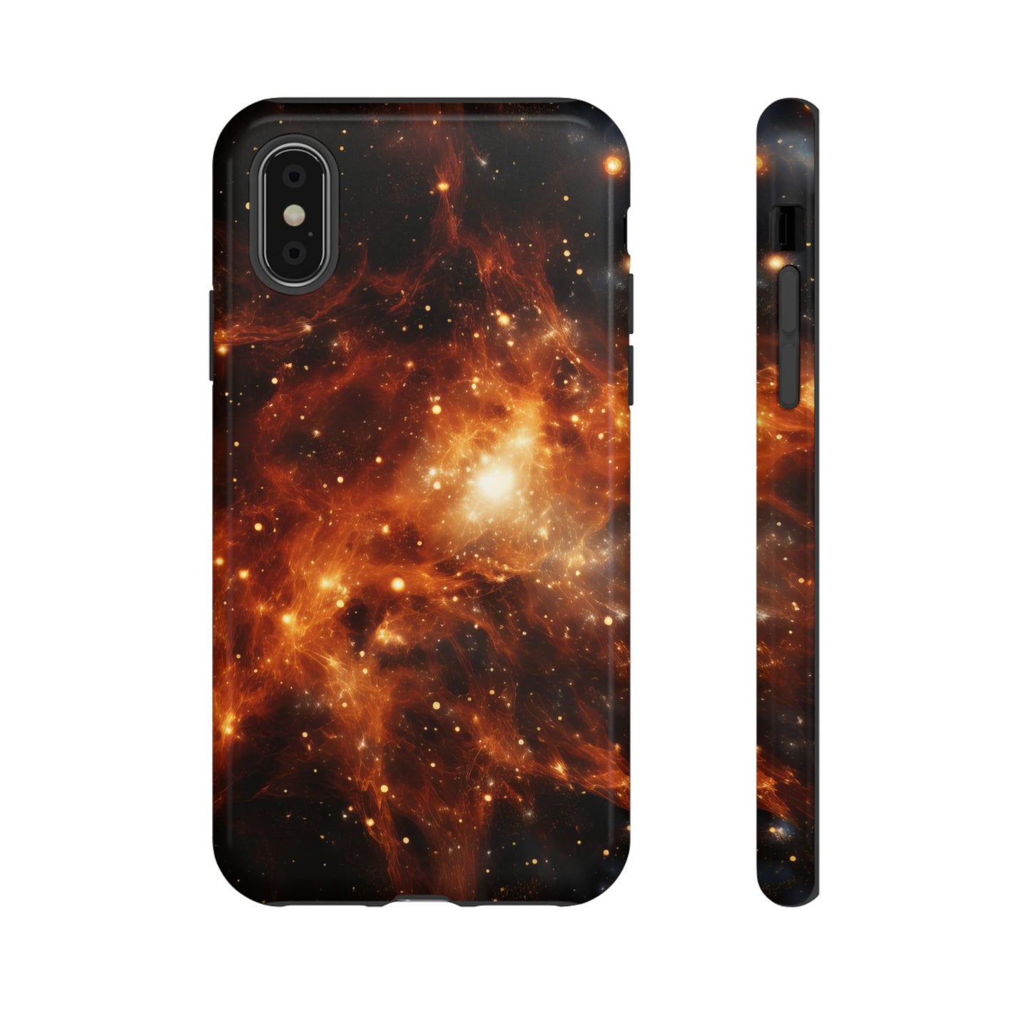 Orange Nebulae Phone Case