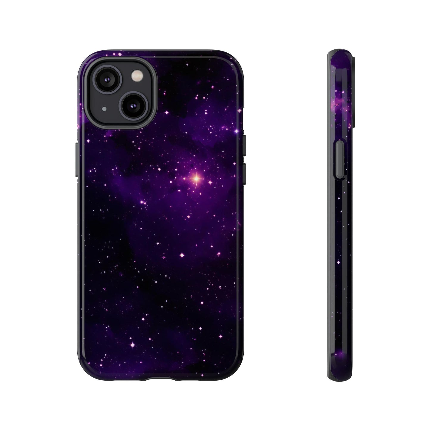 Dark Purple Space Phone Case