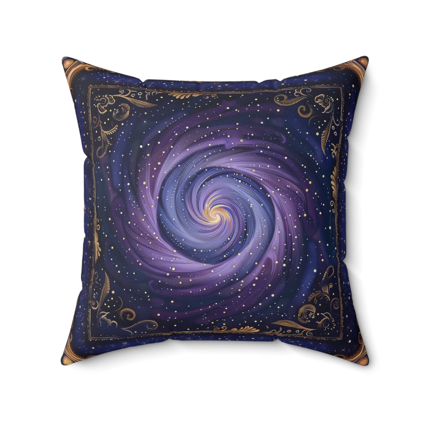 Spiral Galaxy Throw Pillow