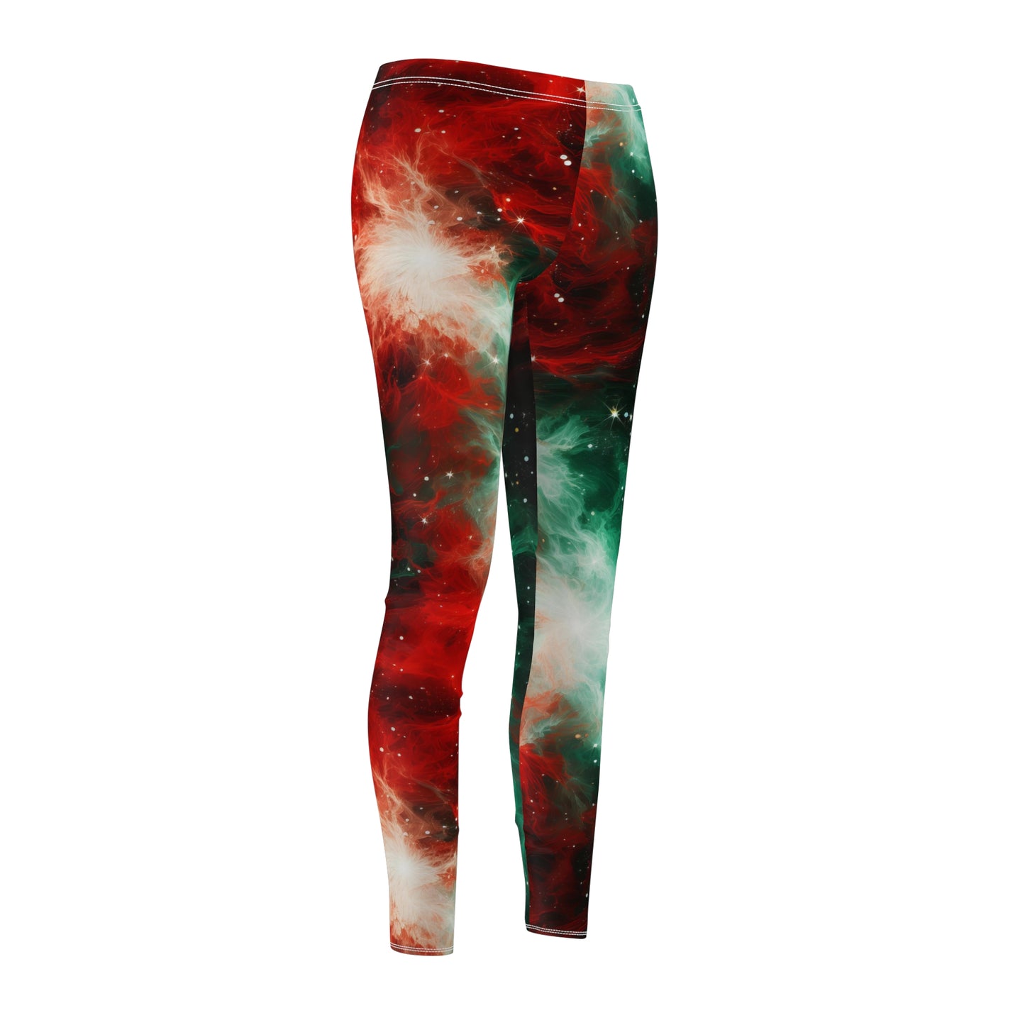 Festive Nebula Women's Christmas Casual Leggings