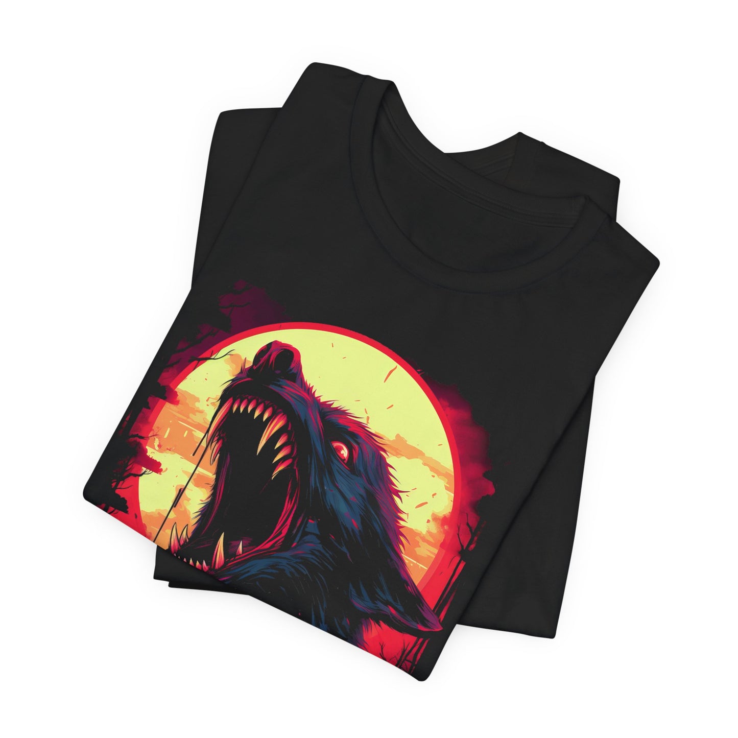 Howling Werewolf Halloween T-Shirt