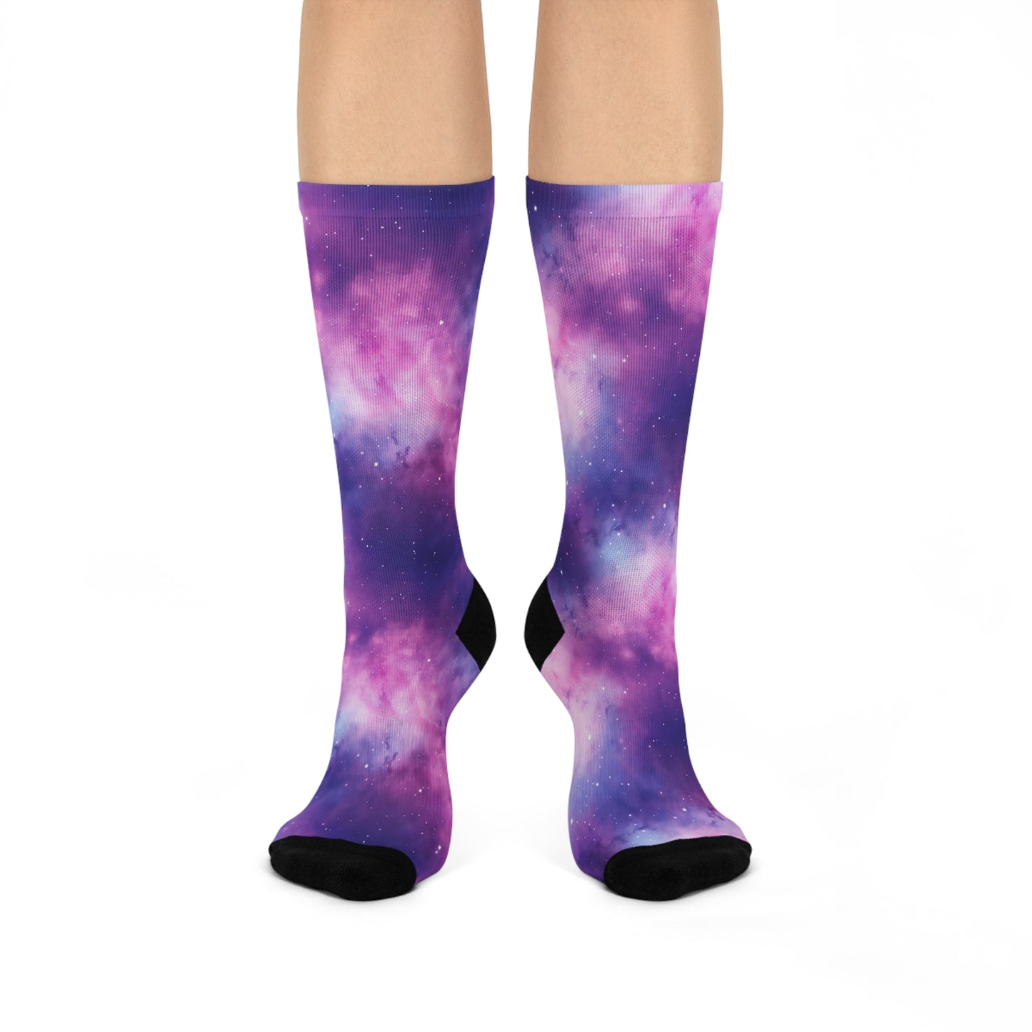 Soft Purple Nebula Socks