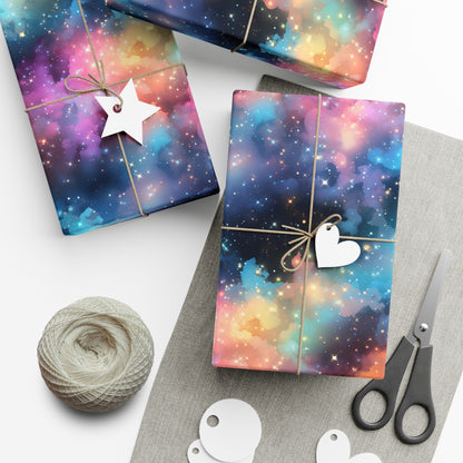 Ethereal Stars Wrapping Paper