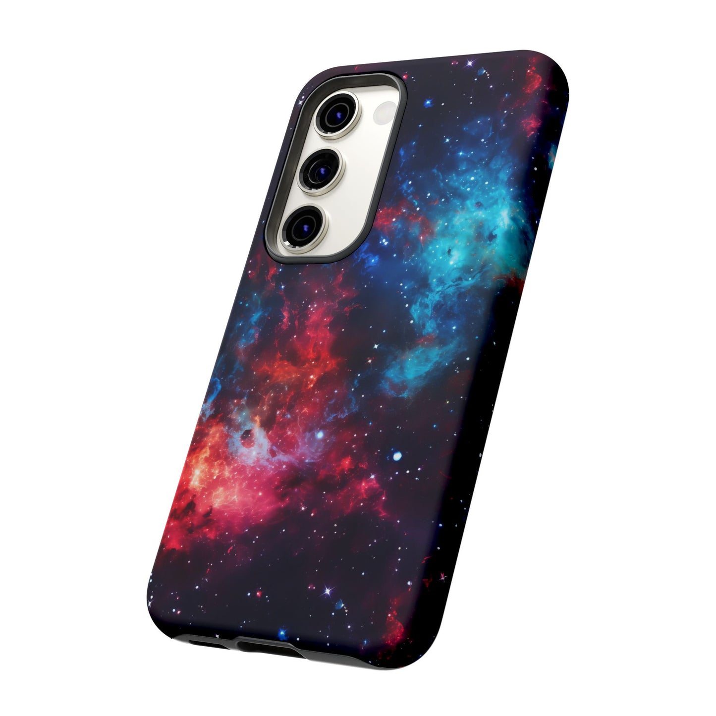 Red and Blue Nebula Phone Case