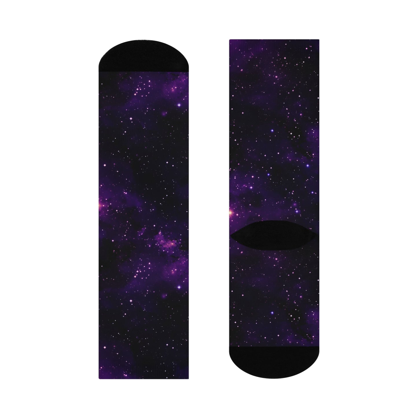 Dark Purple Space Socks