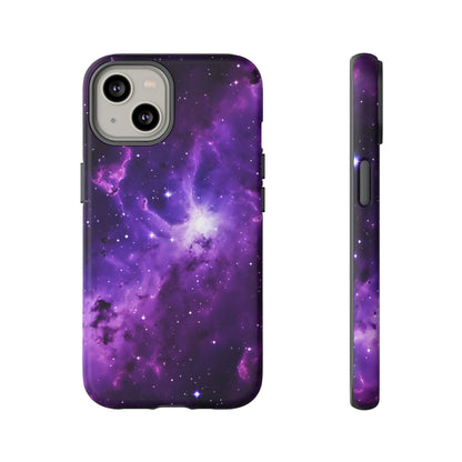 Vivid Purple Space Phone Case