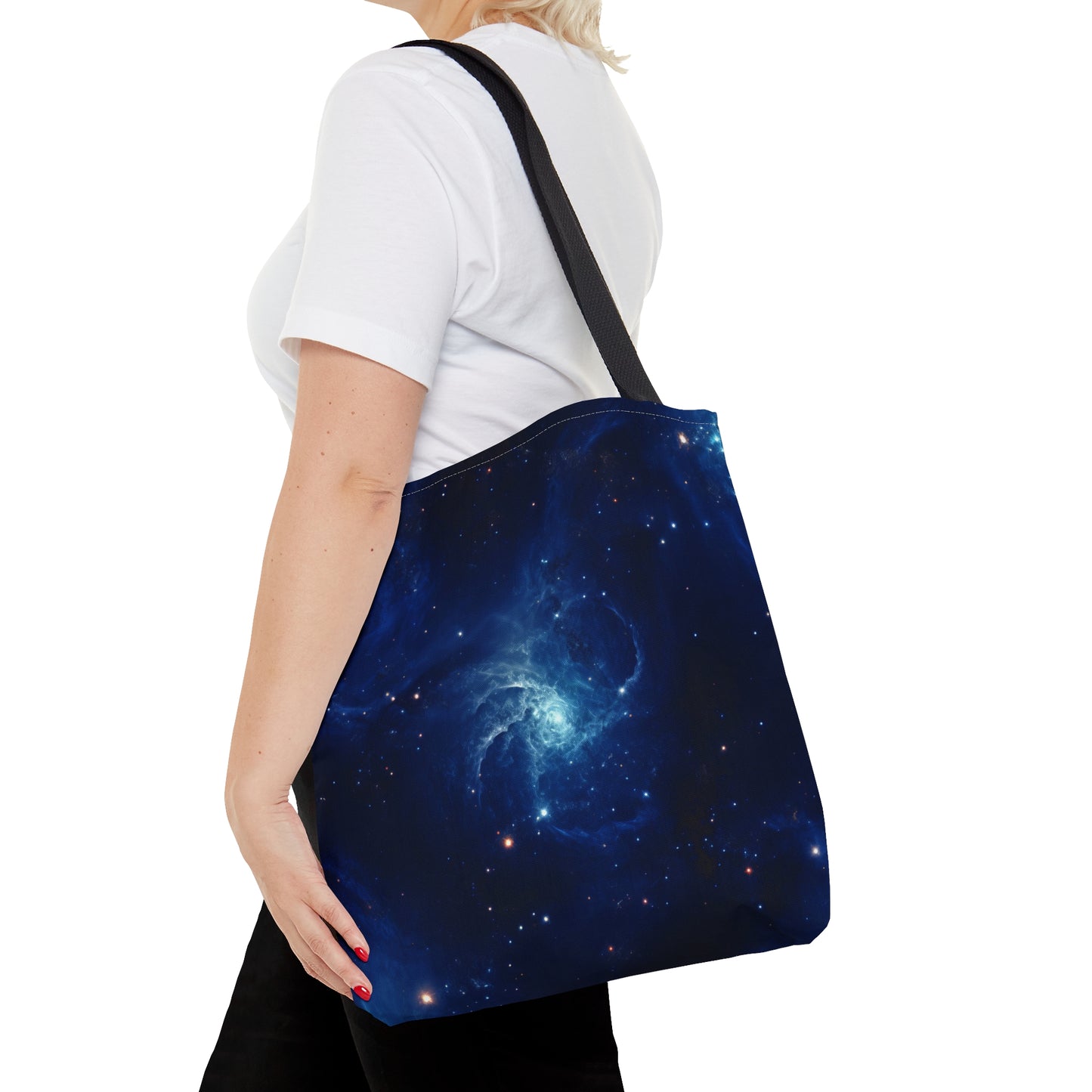 Blue Nebula Cluster Tote Bag