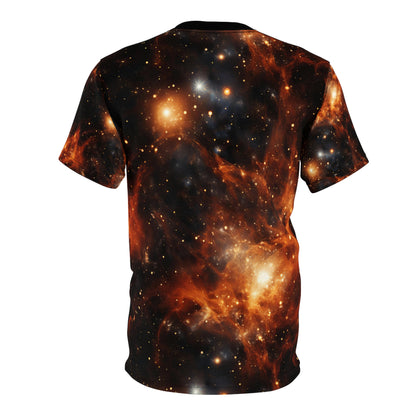 Orange Nebulae Deep Space T-Shirt