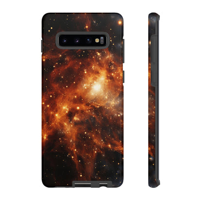 Orange Nebulae Phone Case