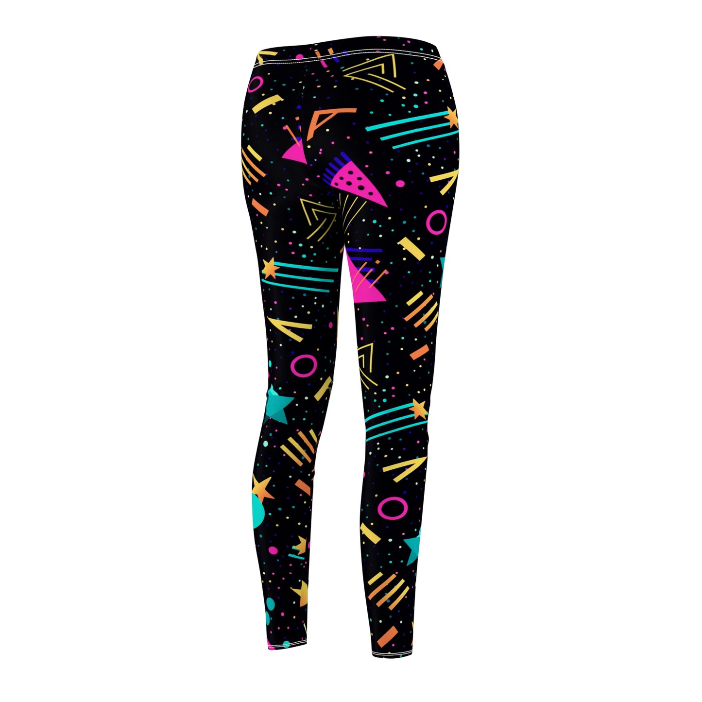 Retro Geometric Shapes Women's Leggings